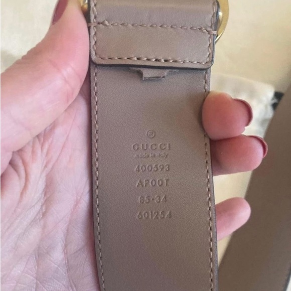 Gucci belt dusky pink size 65-85 - Picture 6 of 12
